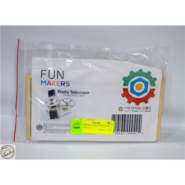 FUN MAKERS RADIO TELESCOPE BUILDERS KIT