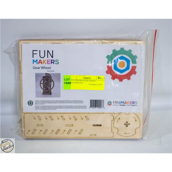 FUN MAKERS GEAR WHEEL BUILDERS KIT