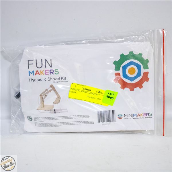 HYDRAULIC SHOVEL KIT FUN MAKERS