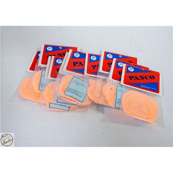 10 X SUPER FLAT SALMON YARN