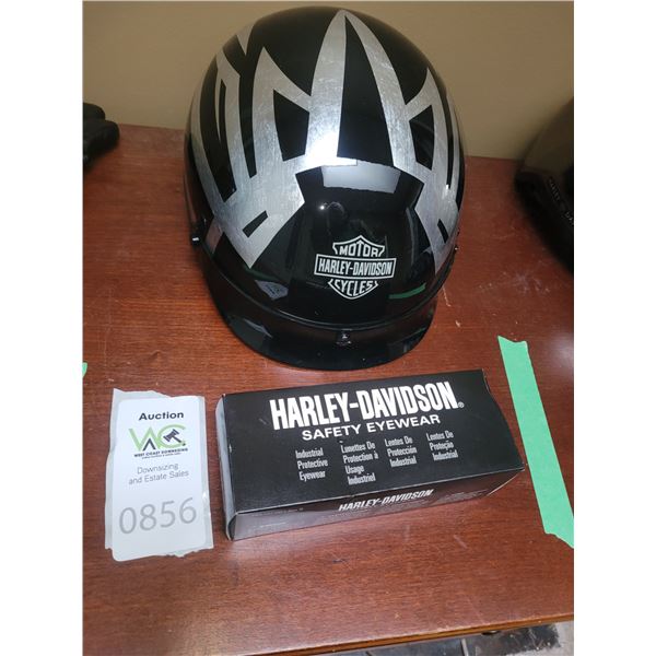 Harley MC Helmet, Glasses A
