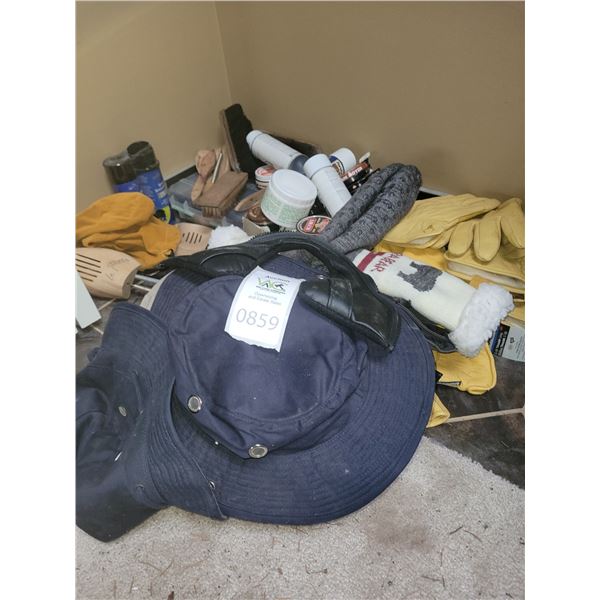 Men's Hats, Shoe Care A