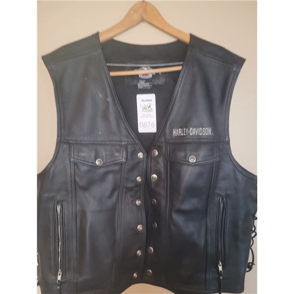 Harley Davidson Leather Vest A