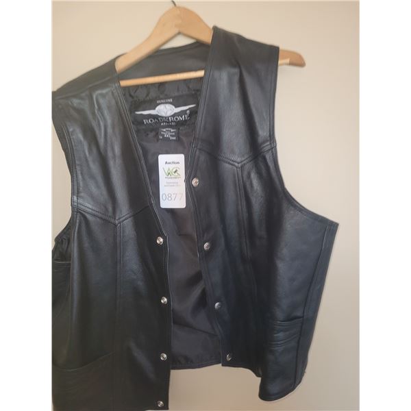 Roadkrome Leather Vest A