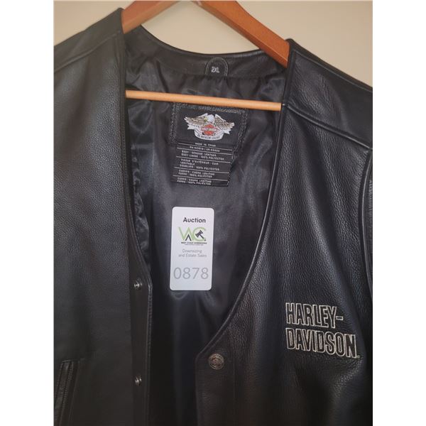 Harley Davidson Leather Vest A