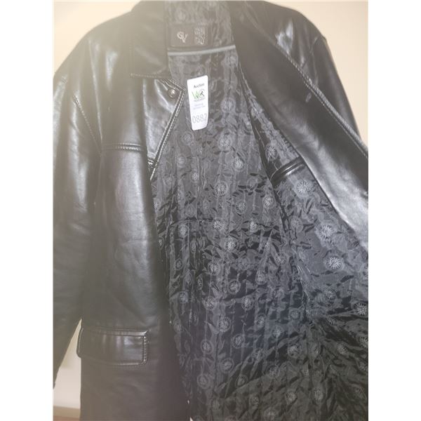 Italian Leather Coat A