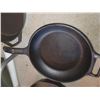 Image 3 : Cast Iron Frying Pans A