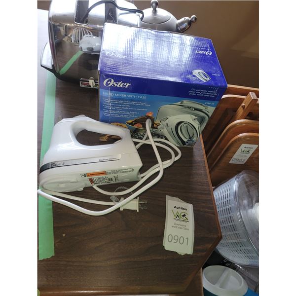 Vintage Toaster, Oster Hand Mixer A