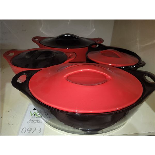 Stoneware Casserole Set A