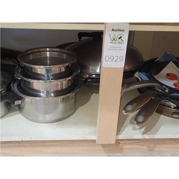 Stainless Steel Pots and Fry Pans Cat A