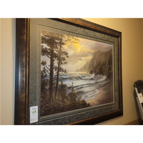 Framed Numbered Print by Fred Buchwitz Cat B