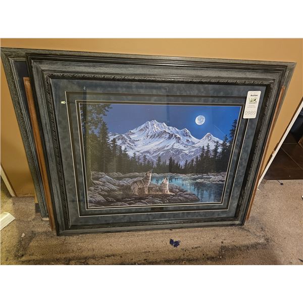 Framed Numbered Print by Rose Gehrman Cat B