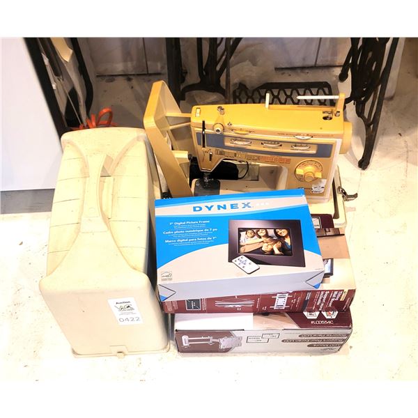 Vintage JC Penny Sewing Machine and More B