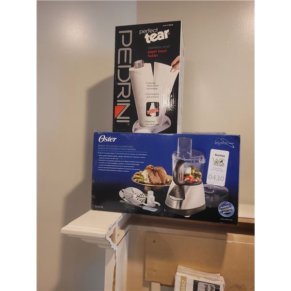 New Oster Food Processor  & More B