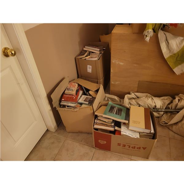 4 Boxes of Books B