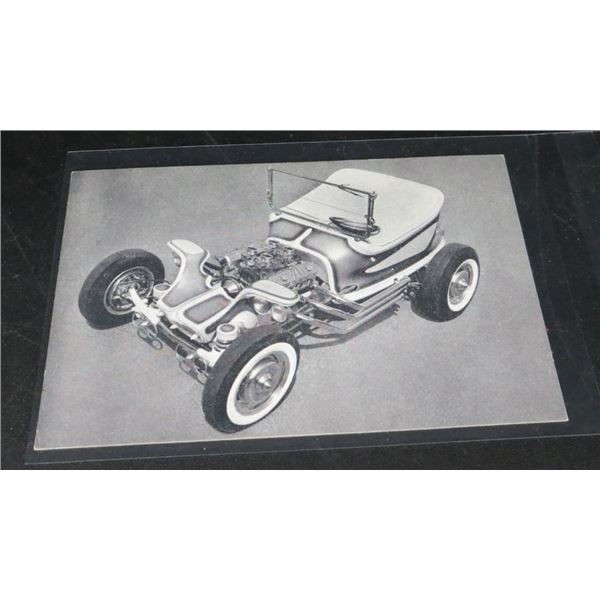 Vintage Car Craft Magazine 3.5" x4.5" Excalibur Roadster Collector Card