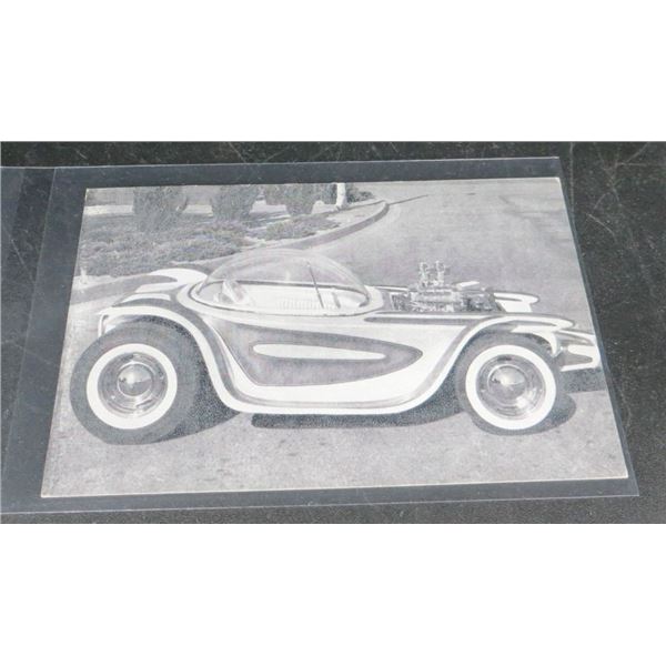 Vintage Car Craft Magazine 3.5" x4.5" Beatnik Bandit Collector Card