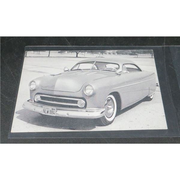 Vintage Car Craft Magazine 3.5" x4.5" 1951 Ford Custom Collector Card