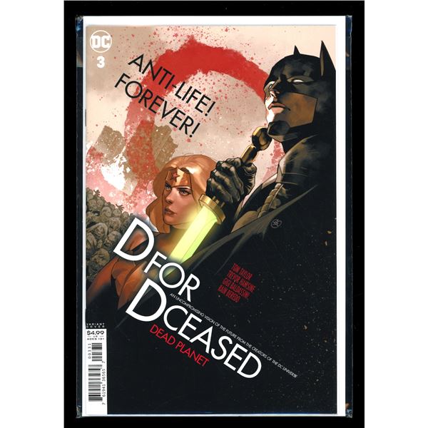 DC D For Dceased Dead Planet #3 Variant Cover (new never read)