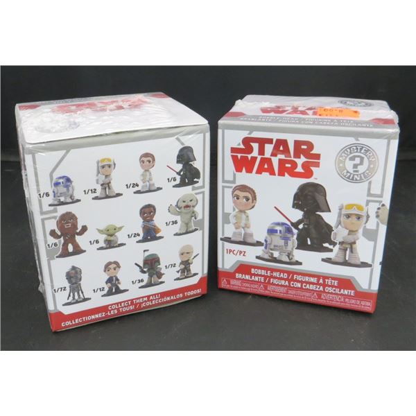 2 New Sealed Funko Mystery Minis Star Wars