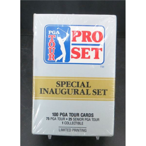 1990 Pro Set PGA Tour Special Inaugural Set (100) Cards - Factory Sealed Box