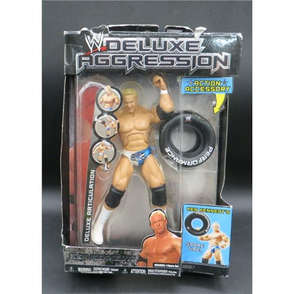 WWE Jakks Pacific Deluxe Aggression Series 7 Ken Kennedy W/Spare Tire Action Figure