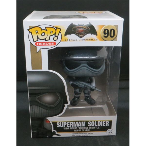 New Funko Pop Batman VS Superman Superman Soldier #90