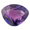 Image 1 : 1.3ct Flawless Heart Top Violet Natural Ceylon Sapphire RARE FLAWLESS UNHEATED UNTREATED (GEM-18980)