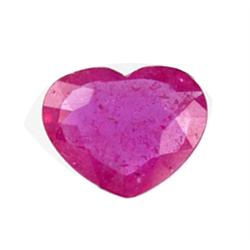 2.72ct Heart Cut Red Ruby Mozambique  (GEM-20082A)