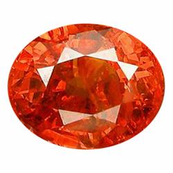 3.16ct Oval Mandarin Spessartite Garnet VVS Namibia (GEM-21427)