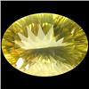Image 1 : 18.50ct Yellow Real Andesine Oval Concave Cut FLAWLESS Appraisal Estimate $2885 (GEM-16239)