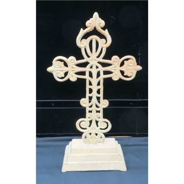 Cast Iron Cross 19" Tall