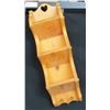 Image 1 : Vintage Solid Wood Letter Rack, Key Holder 23" Long x 7" wide