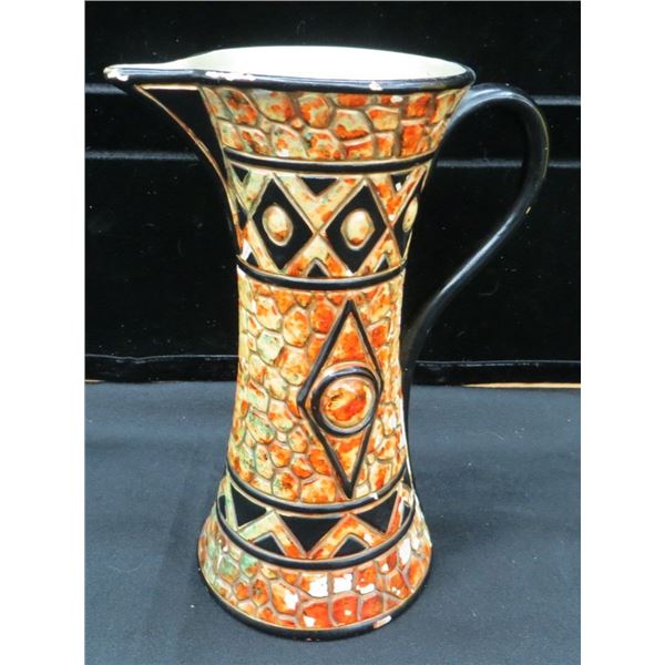Vintage Pottery Made in England Water Jug 8" Tall