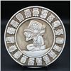 Image 1 : Maya Azrec Calendar Plaque 3D 9" Diameter Hand Made In Mexico