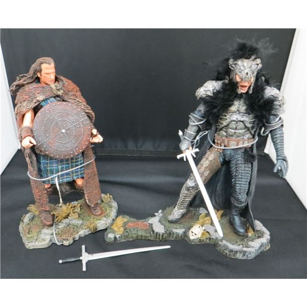 Rare Neca 2006 Highlander Kurgan & MacLeod Medieval Set