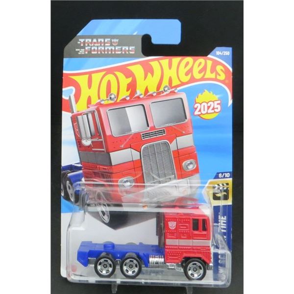 Hot Wheels Trans Formers Optimus Prime HW Screen Time
