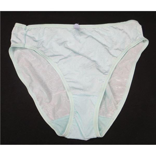 New Jessica Light Green Ladies Briefs Nylon/Spandex Size Medium