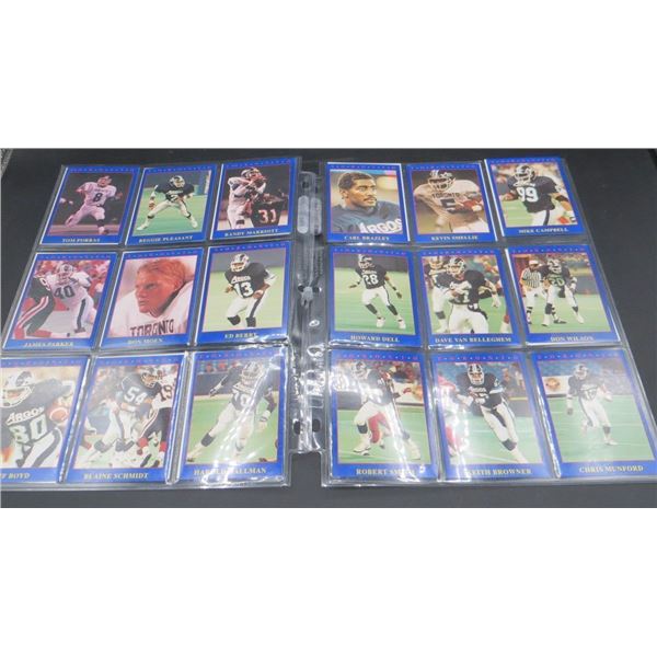 1990 Jogo CFL Toronto Argonauts Team Set