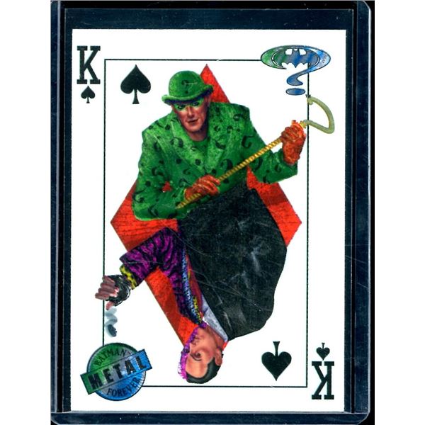 1995 Fleer Metal Batman Forever #62 Double Kings