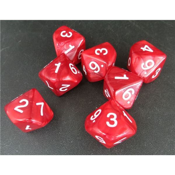 Lot of 7 New Roll playing Game RPG Dice