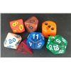 Image 1 : Lot of 7 New Roll playing Game RPG Dice