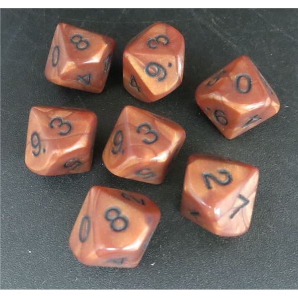 Lot of 7 New Roll playing Game RPG Dice