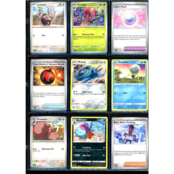 Lot Of 18 Various Pokemon Collector Cards