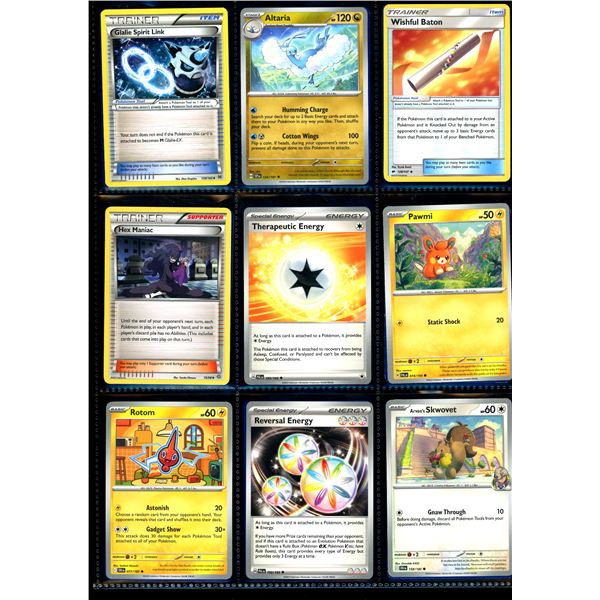 Lot Of 18 Various Pokemon Collector Cards