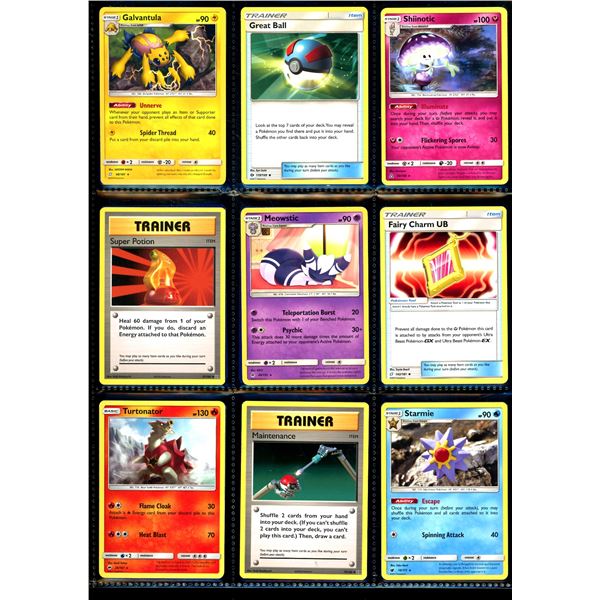 Lot Of 18 Various Pokemon Collector Cards