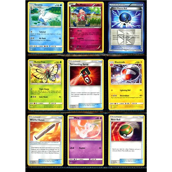 Lot Of 18 Various Pokemon Collector Cards