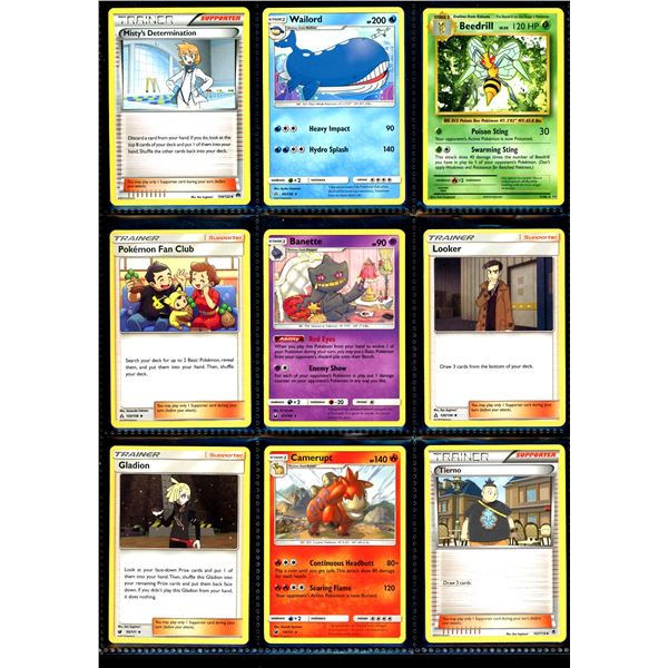 Lot Of 18 Various Pokemon Collector Cards