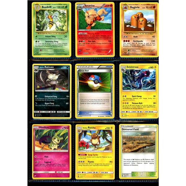 Lot Of 18 Various Pokemon Collector Cards