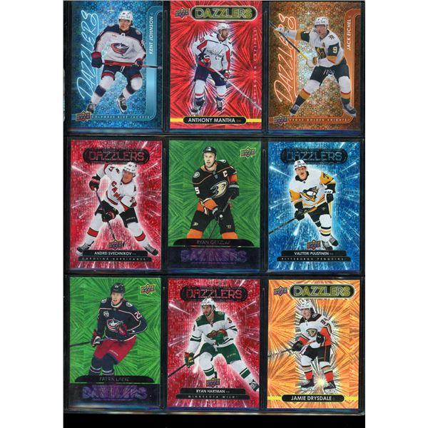 Lot of 9 Various Dazzlers Various Colours Teams & Players